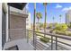 Private balcony overlooking the street at 914 E Osborn Rd # 208, Phoenix, AZ 85014