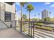 Balcony with city and street views at 914 E Osborn Rd # 208, Phoenix, AZ 85014