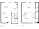 Two-story floor plan, showing a spacious living area and bedrooms at 914 E Osborn Rd # 208, Phoenix, AZ 85014