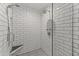 Spacious shower with subway tile and built-in seat at 914 E Osborn Rd # 208, Phoenix, AZ 85014