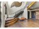 Contemporary metal staircase with a sleek, modern design at 914 E Osborn Rd # 208, Phoenix, AZ 85014