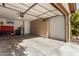 Garage with ample storage and workbench at 9428 W Taro Ln, Peoria, AZ 85382