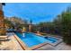Inviting pool and spa with mountain views at 10585 E Crescent Moon Dr # 19, Scottsdale, AZ 85262
