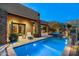Resort-style pool and spa with mountain views at 10585 E Crescent Moon Dr # 19, Scottsdale, AZ 85262