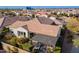 Aerial view of home featuring backyard patio and pergola at 189 E Atacama Ln, Queen Creek, AZ 85140