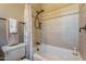 Clean bathroom with a tub and shower at 189 E Atacama Ln, Queen Creek, AZ 85140
