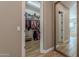 Walk-in closet with ample shelving and hanging space at 189 E Atacama Ln, Queen Creek, AZ 85140