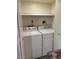 Laundry room features white washer and dryer at 1920 W Lindner W Ave # 108, Mesa, AZ 85202