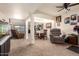Spacious living room with recliner and large window at 25239 S Glenburn Dr, Sun Lakes, AZ 85248