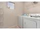 Laundry room featuring washer and dryer hookups with wire shelving at 743 E Horizon Heights Dr, San Tan Valley, AZ 85143