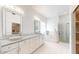 Bathroom features double sinks, walk-in shower, and a soaking tub at 8227 E Sierra Pinta Dr, Scottsdale, AZ 85255