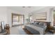 Spacious bedroom with sliding glass doors leading to the backyard at 8227 E Sierra Pinta Dr, Scottsdale, AZ 85255