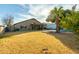 Large backyard with grassy area and a view of the house at 8642 W Harmony Ln, Peoria, AZ 85382