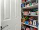 Well-stocked pantry with ample shelving for storage at 8642 W Harmony Ln, Peoria, AZ 85382