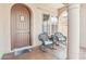 Inviting front porch with rocking chairs, creating a cozy outdoor seating area at 9305 E Canyon View Rd, Scottsdale, AZ 85255