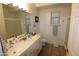 Clean bathroom with double vanity and tiled floors at 11500 E Cochise Dr # 2070, Scottsdale, AZ 85259