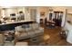Bright living room and kitchen with hardwood floors and ample natural light at 11500 E Cochise Dr # 2070, Scottsdale, AZ 85259