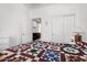 Bedroom with double bed and access to a hallway at 1673 E Jardin Pl, Casa Grande, AZ 85122