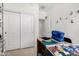 Bedroom with plenty of closet space and work area at 1673 E Jardin Pl, Casa Grande, AZ 85122