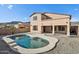 Private backyard features a refreshing pool and covered patio perfect for outdoor enjoyment at 1801 W Nighthawk Way, Phoenix, AZ 85045