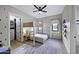 Spacious bedroom with built-in bunk bed and walk-in closet at 25582 N 89Th St, Scottsdale, AZ 85255