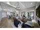 Open concept living room with hardwood floors and high ceilings at 25582 N 89Th St, Scottsdale, AZ 85255