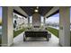 Outdoor patio with fireplace and seating area at 25582 N 89Th St, Scottsdale, AZ 85255