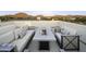Relaxing rooftop deck with fire pit and seating at 25582 N 89Th St, Scottsdale, AZ 85255