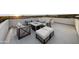 Relaxing rooftop terrace featuring a fire pit and comfortable seating at 25582 N 89Th St, Scottsdale, AZ 85255