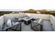 Rooftop terrace with fire pit and seating area, offering scenic mountain views at 25582 N 89Th St, Scottsdale, AZ 85255