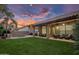 Inviting backyard oasis with a pool, patio, and stunning sunset views at 26803 N 45Th Pl, Cave Creek, AZ 85331