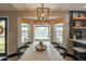 Bright dining area with view of backyard from bay window at 2951 E Adobe St, Mesa, AZ 85213