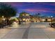 Mediterranean style home with palm trees and large driveway at 31048 N 56Th St, Cave Creek, AZ 85331