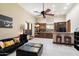 Cozy kitchen with island and dark wood cabinetry at 31048 N 56Th St, Cave Creek, AZ 85331