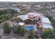 Luxury estate home with pool and spa, viewed from above at 5827 N 129Th Ave, Litchfield Park, AZ 85340