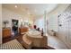 Spa-like bathroom with large walk-in shower, soaking tub, and double vanity at 5827 N 129Th Ave, Litchfield Park, AZ 85340