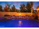 Relaxing pool and spa with a fire feature at 5827 N 129Th Ave, Litchfield Park, AZ 85340