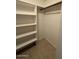 Well-organized closet with shelves and rod at 8520 W Palm Ln # 1021, Phoenix, AZ 85037
