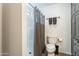 Clean bathroom with shower stall and updated toilet at 949 S 79Th Way, Mesa, AZ 85208