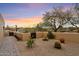 Desert landscaping with cacti, trees, and a paved pathway at 1300 Coyote Pass --, Carefree, AZ 85377
