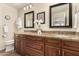Double vanity bathroom with granite countertops and ample storage at 1300 Coyote Pass --, Carefree, AZ 85377