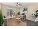 Home office with a desk, chairs, and access to the backyard at 1300 Coyote Pass --, Carefree, AZ 85377