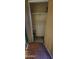 Small storage closet with shelves and tile floor at 1432 W Emerald Ave # 647, Mesa, AZ 85202
