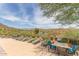 Resort-style pool with lounge chairs and mountain views at 1713 W Morse Dr, Anthem, AZ 85086
