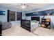 A playful bedroom with colorful accents, a bed, and a cozy beanbag chair at 3241 E Aris Dr, Gilbert, AZ 85298