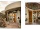 Elegant entryway with unique architectural features at 5526 E Roadrunner Rd, Paradise Valley, AZ 85253