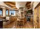 Gourmet kitchen with custom cabinetry, granite island, and scenic views at 5526 E Roadrunner Rd, Paradise Valley, AZ 85253