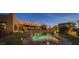 Inviting kidney-shaped pool with flagstone decking at 9950 E Sundance Trl, Scottsdale, AZ 85262