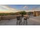 Rooftop deck with mountain views and seating area at 9950 E Sundance Trl, Scottsdale, AZ 85262