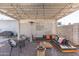 Inviting patio with an outdoor seating area and stylish pergola at 1618 W Culver St, Phoenix, AZ 85007